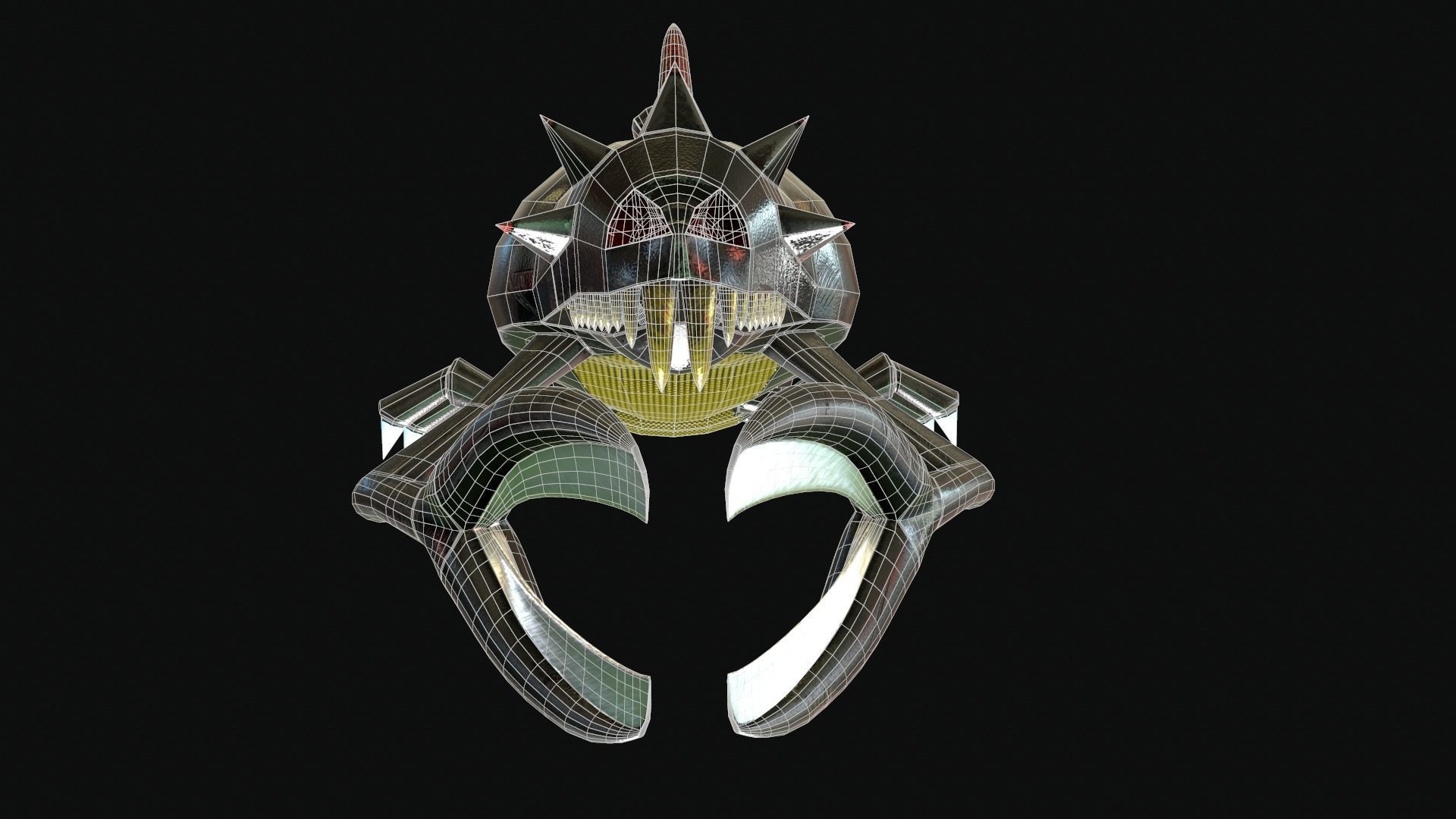 Iron Scorpion Monster 3D Model Low-poly 3D model_16