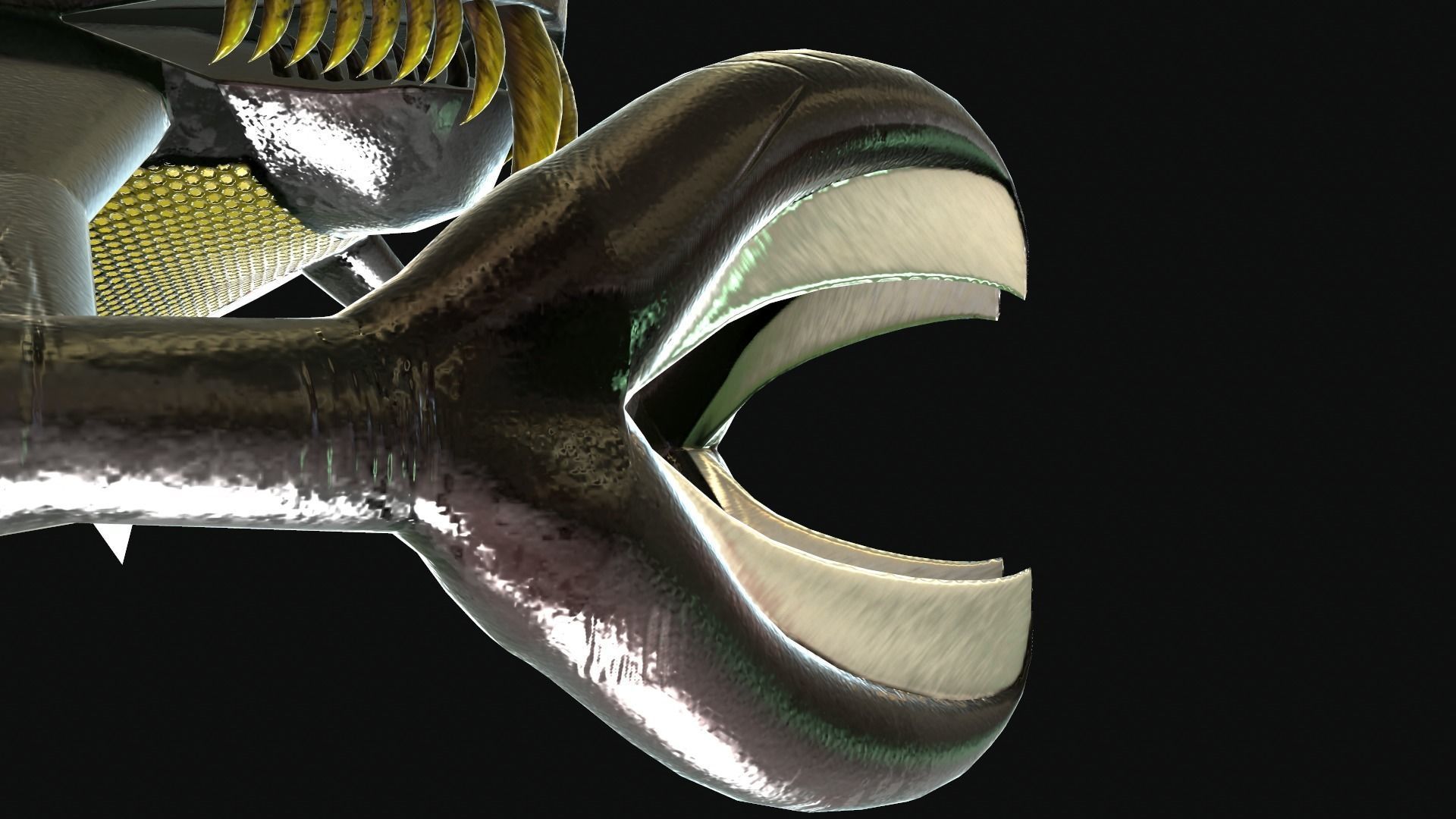 Iron Scorpion Monster 3D Model Low-poly 3D model_14