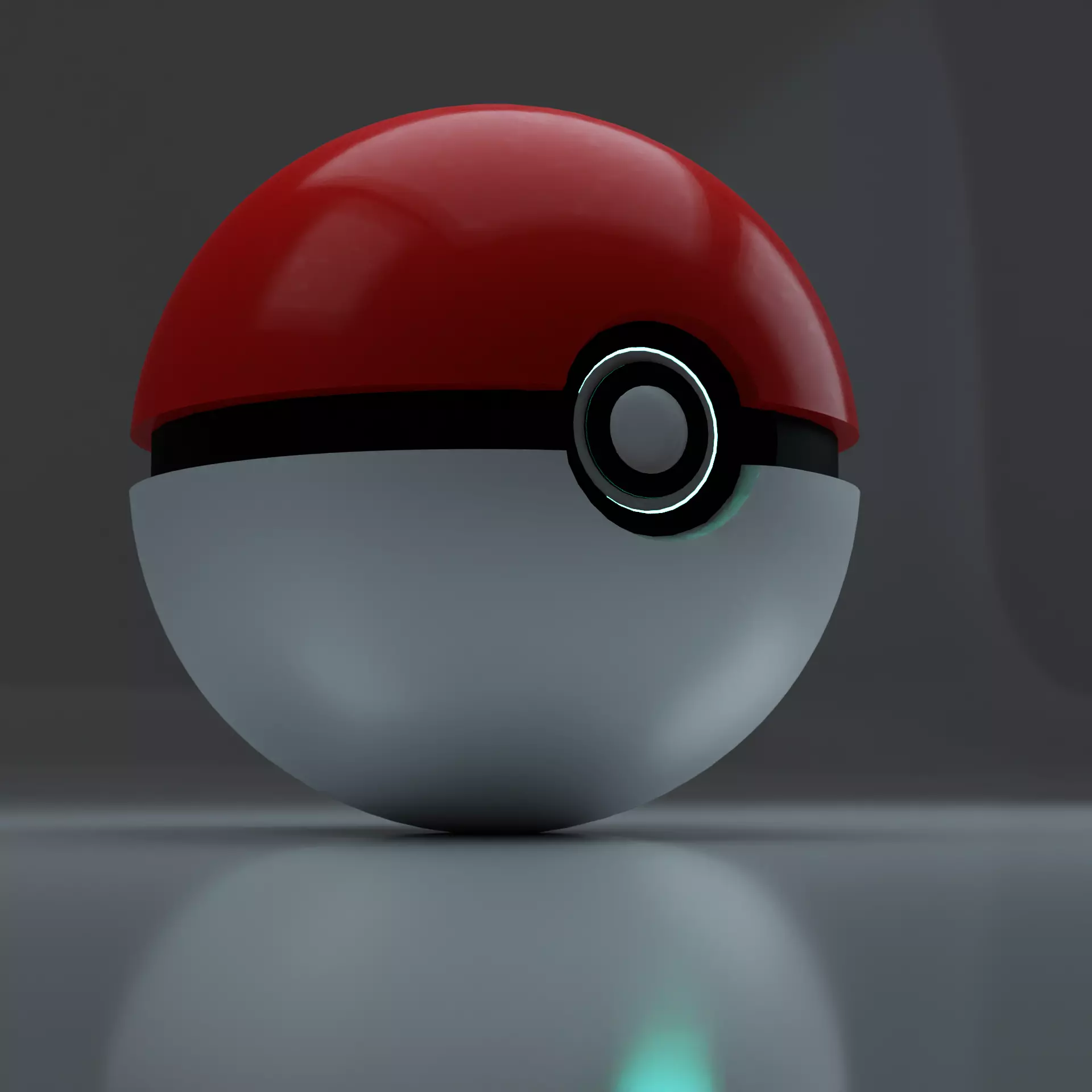 poemon ball Low-poly 3D model_0