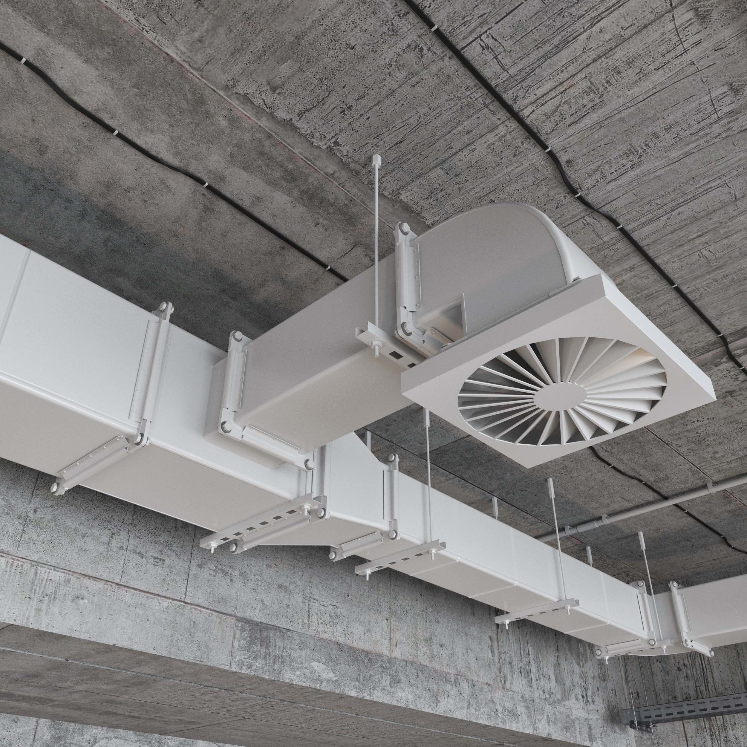 Ventilation system set 01 3D model_3
