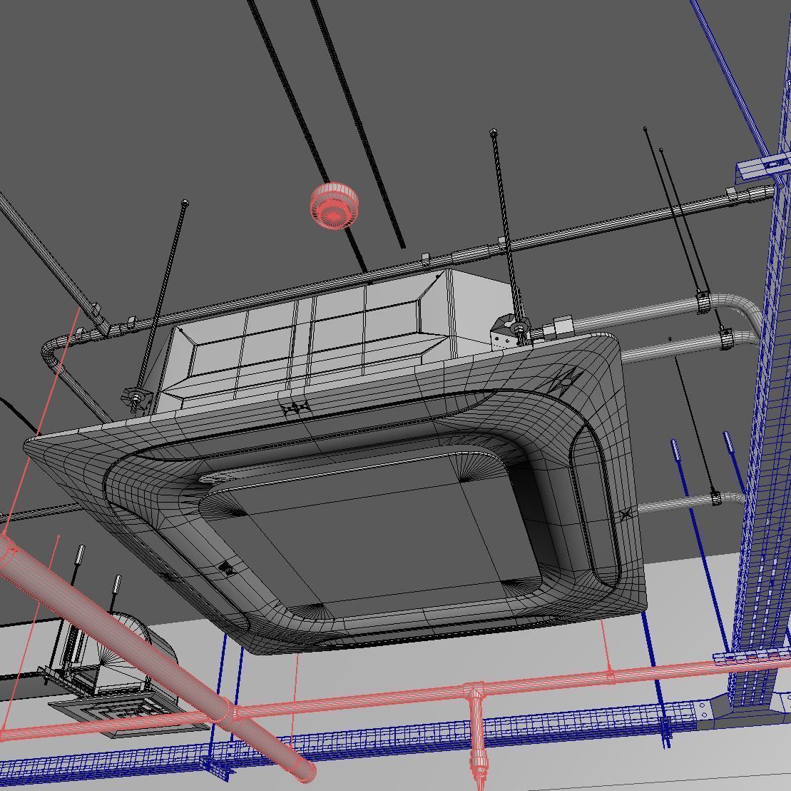 Ventilation system set 01 3D model_9
