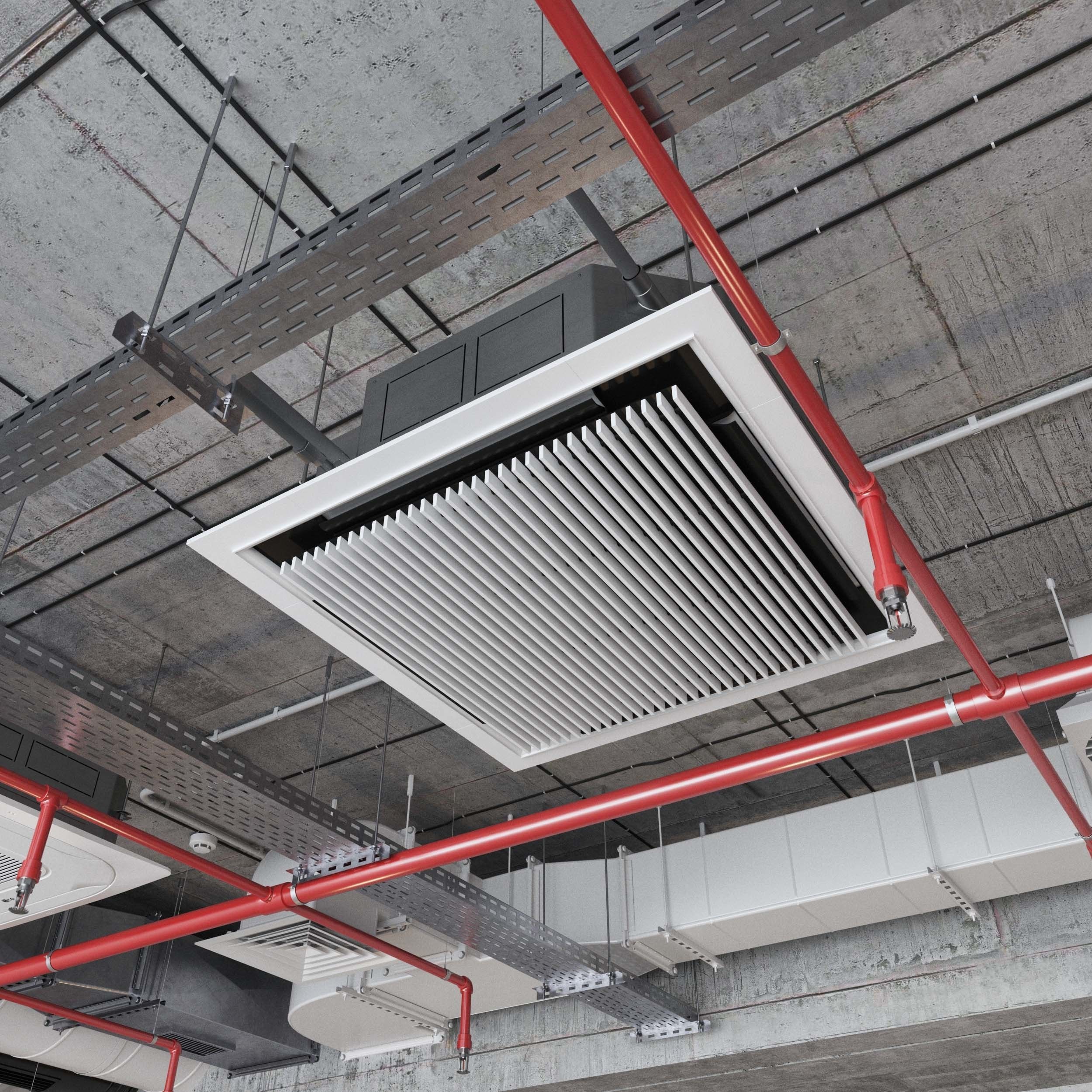 Ventilation system set 01 3D model_2