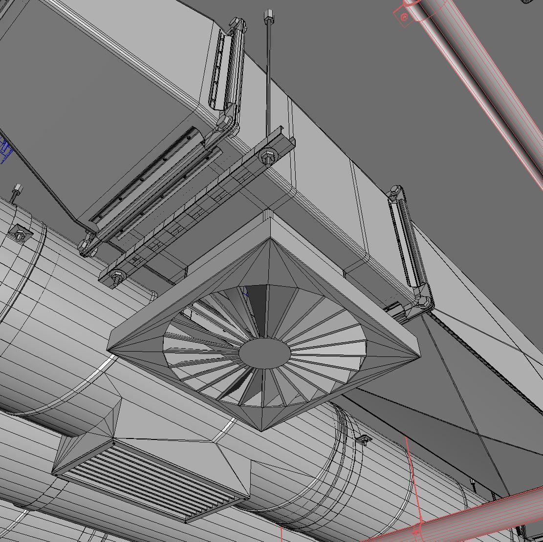 Ventilation system set 01 3D model_8