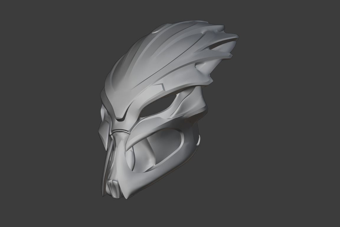 Predator mask  - ABBYS 3D print model_12