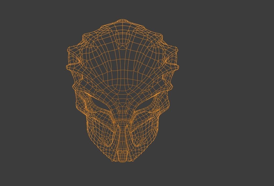 Predator mask  - ABBYS 3D print model_4