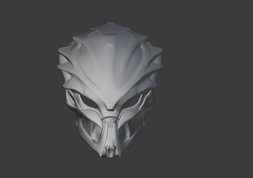 Predator mask  - ABBYS 3D print model_5
