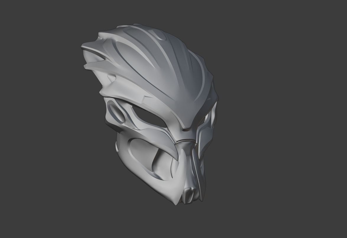 Predator mask  - ABBYS 3D print model_8