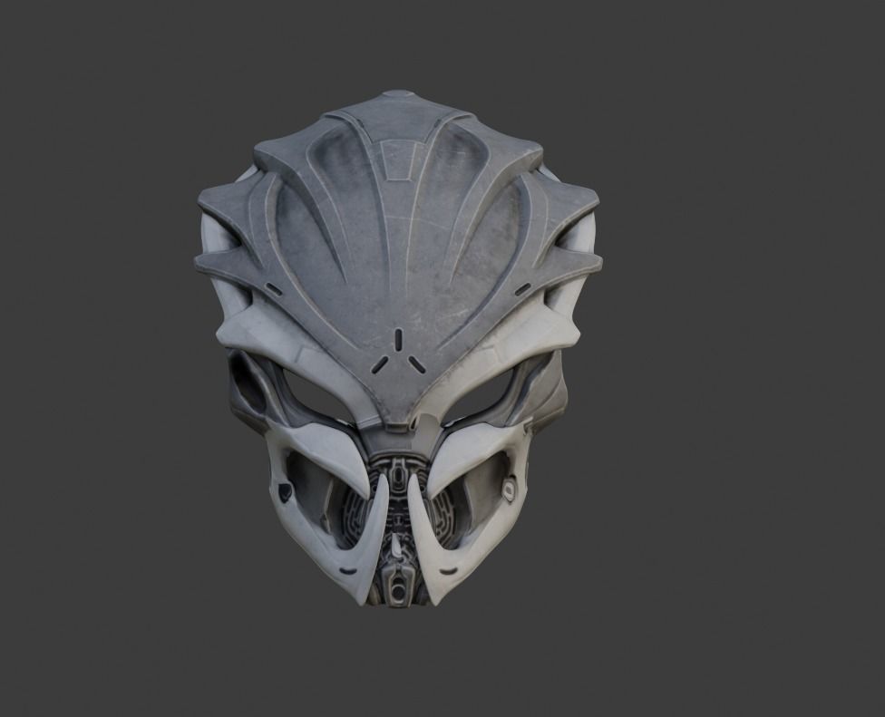 Predator mask  - ABBYS 3D print model_6