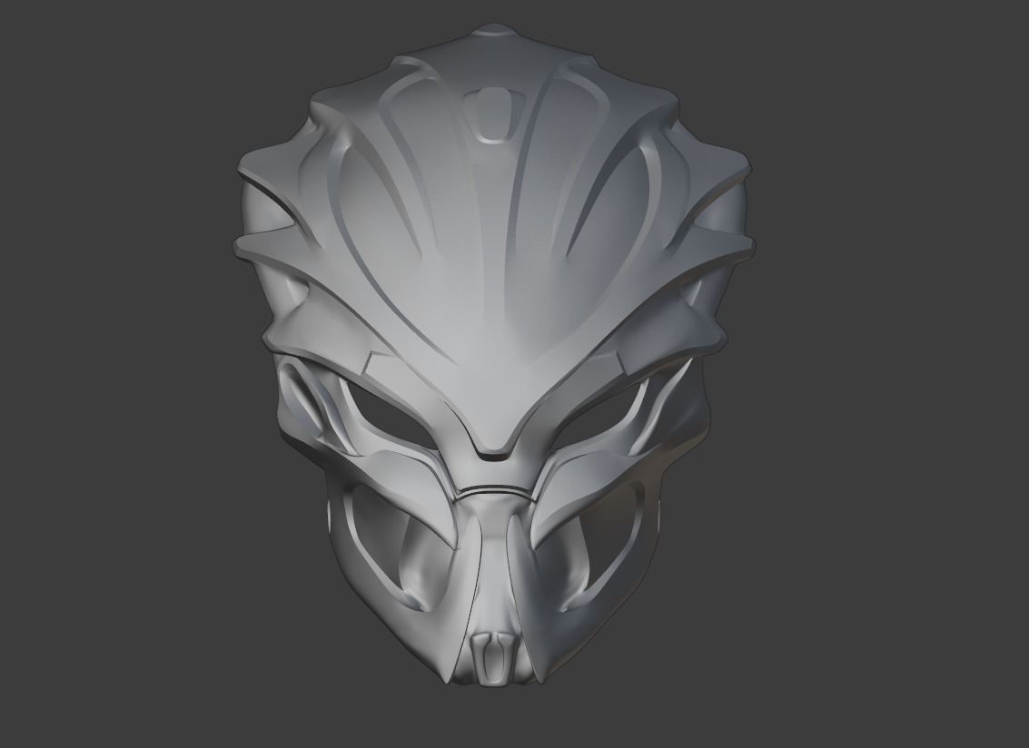 Predator mask  - ABBYS 3D print model_7
