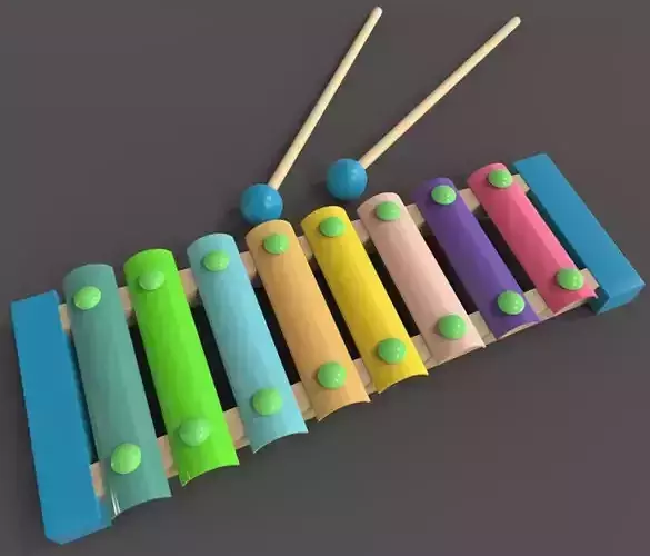 The Xylophone 3D model
