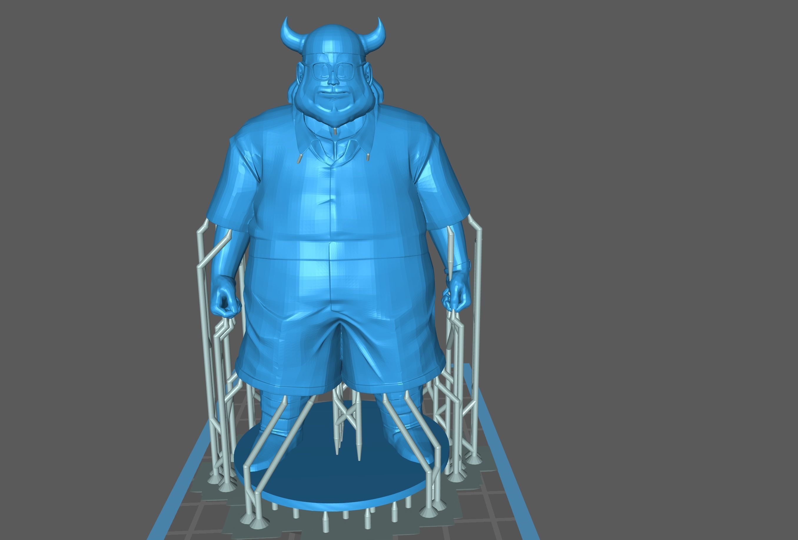 Ox King 3D print model_6