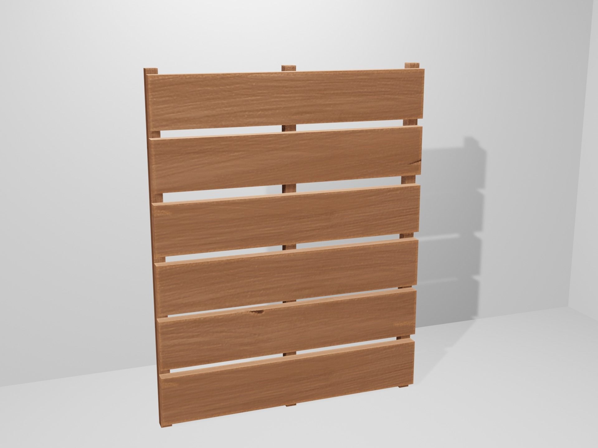 Modular Retro Table And Chair in Wood or Metal Pack 01 Low-poly 3D model_7