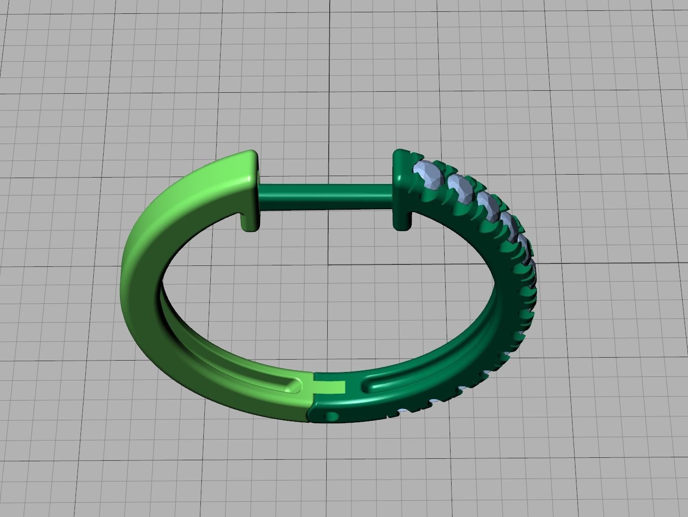 Diamond Hoop Earrings Collection  _14