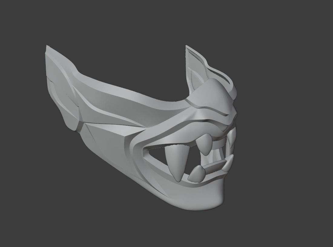 Valorant Yoru mask 3D print model_10