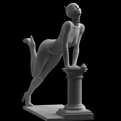 Catwoman Diamond Thief Sculpture Art printing