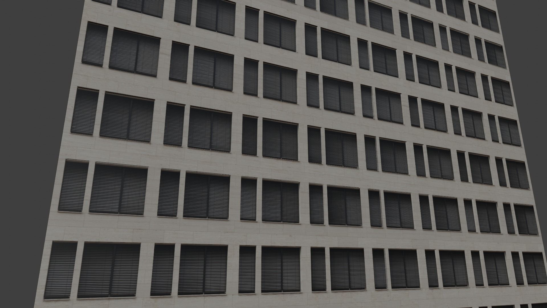 3D modern building Low-poly 3D model_8