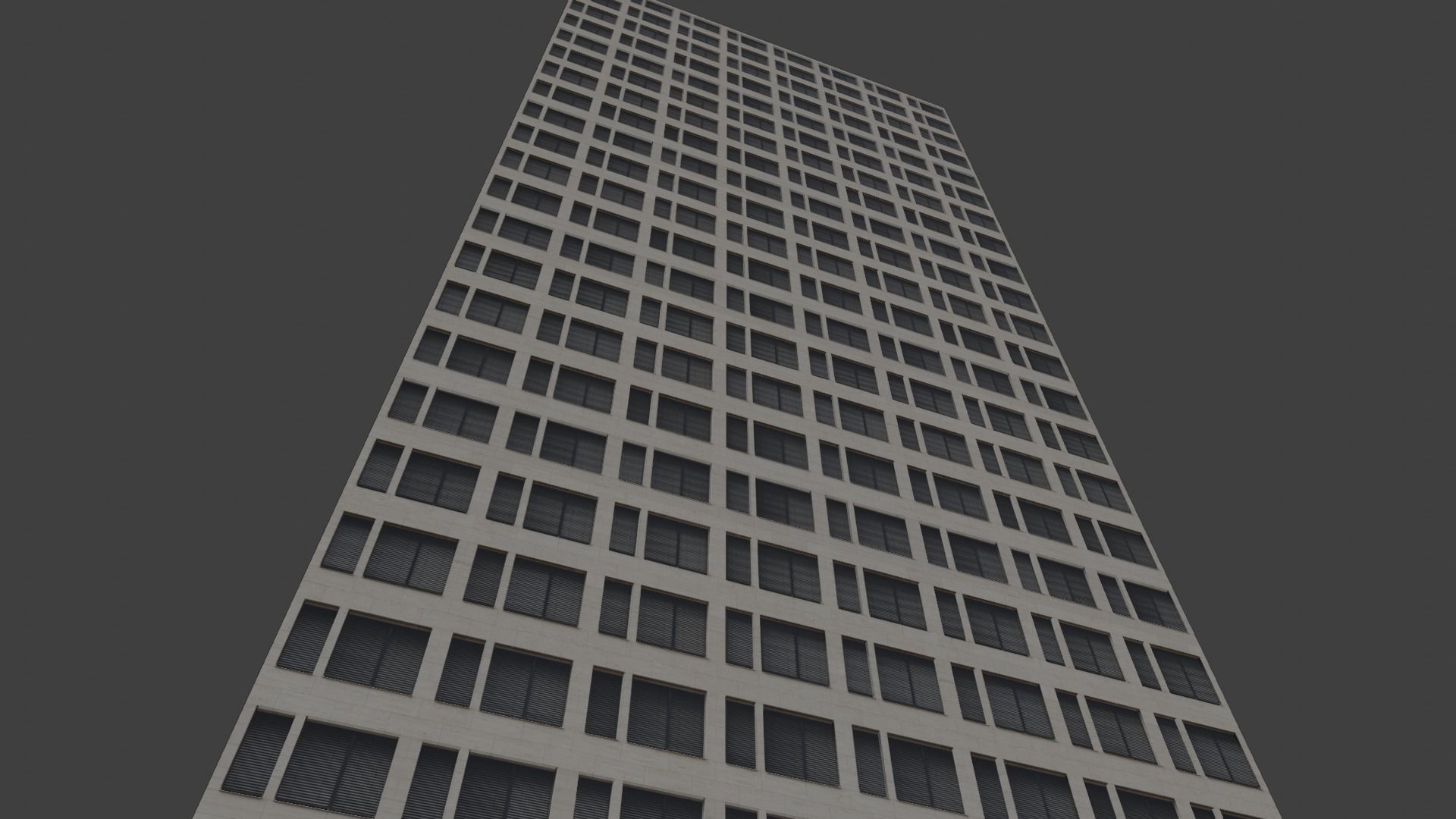 3D modern building Low-poly 3D model_7
