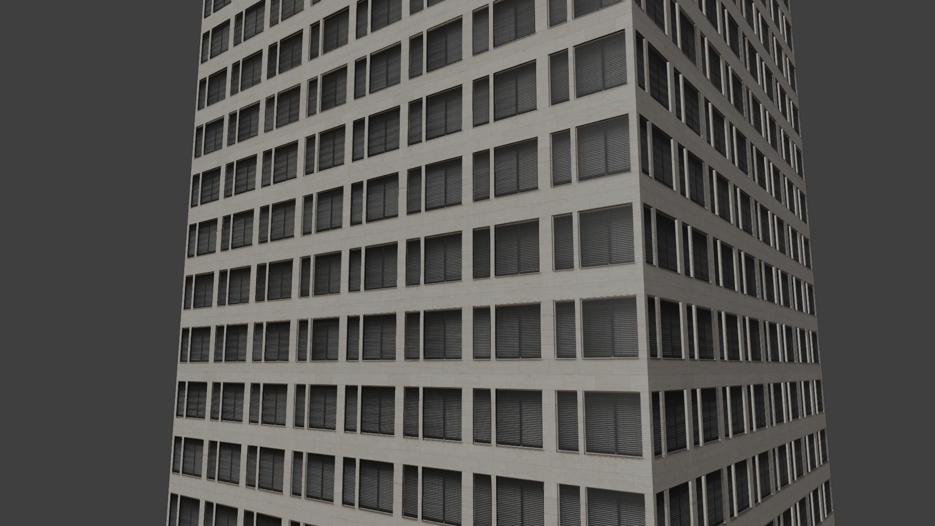 3D modern building Low-poly 3D model_11