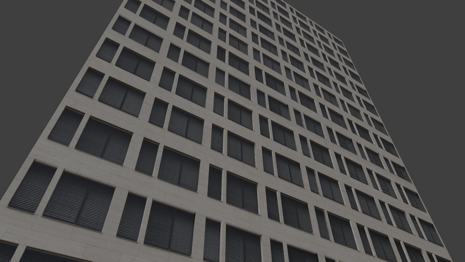 3D modern building Low-poly 3D model_5
