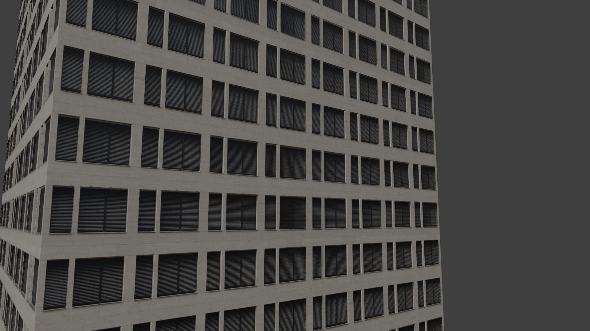 3D modern building Low-poly 3D model_12