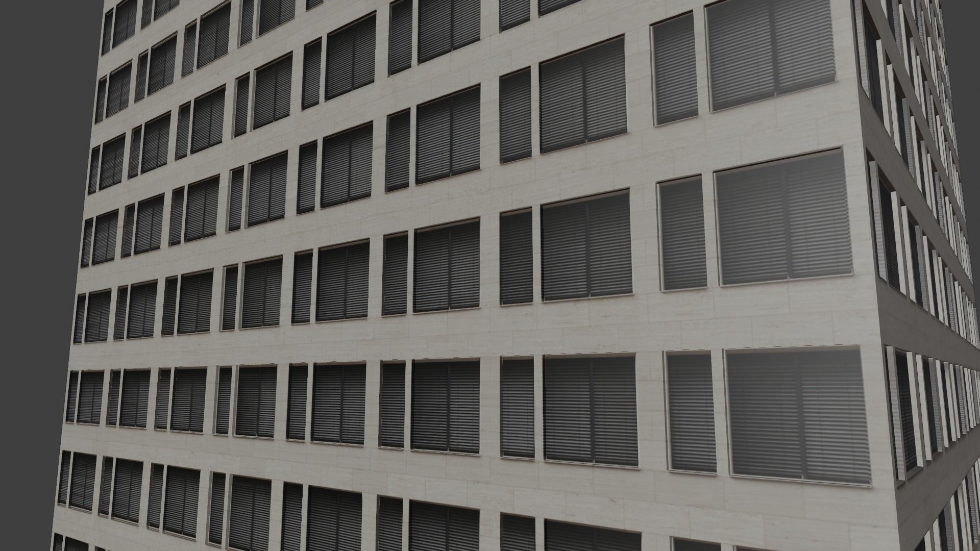 3D modern building Low-poly 3D model_10