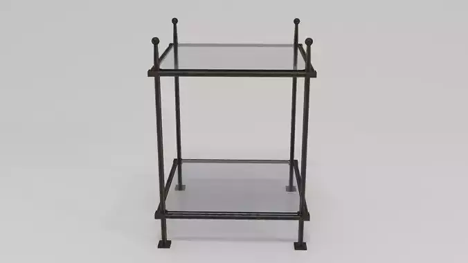 Bronze Side Table Claudio Rayes