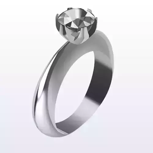 Minimalism classic and Luxurious Diamond Ring