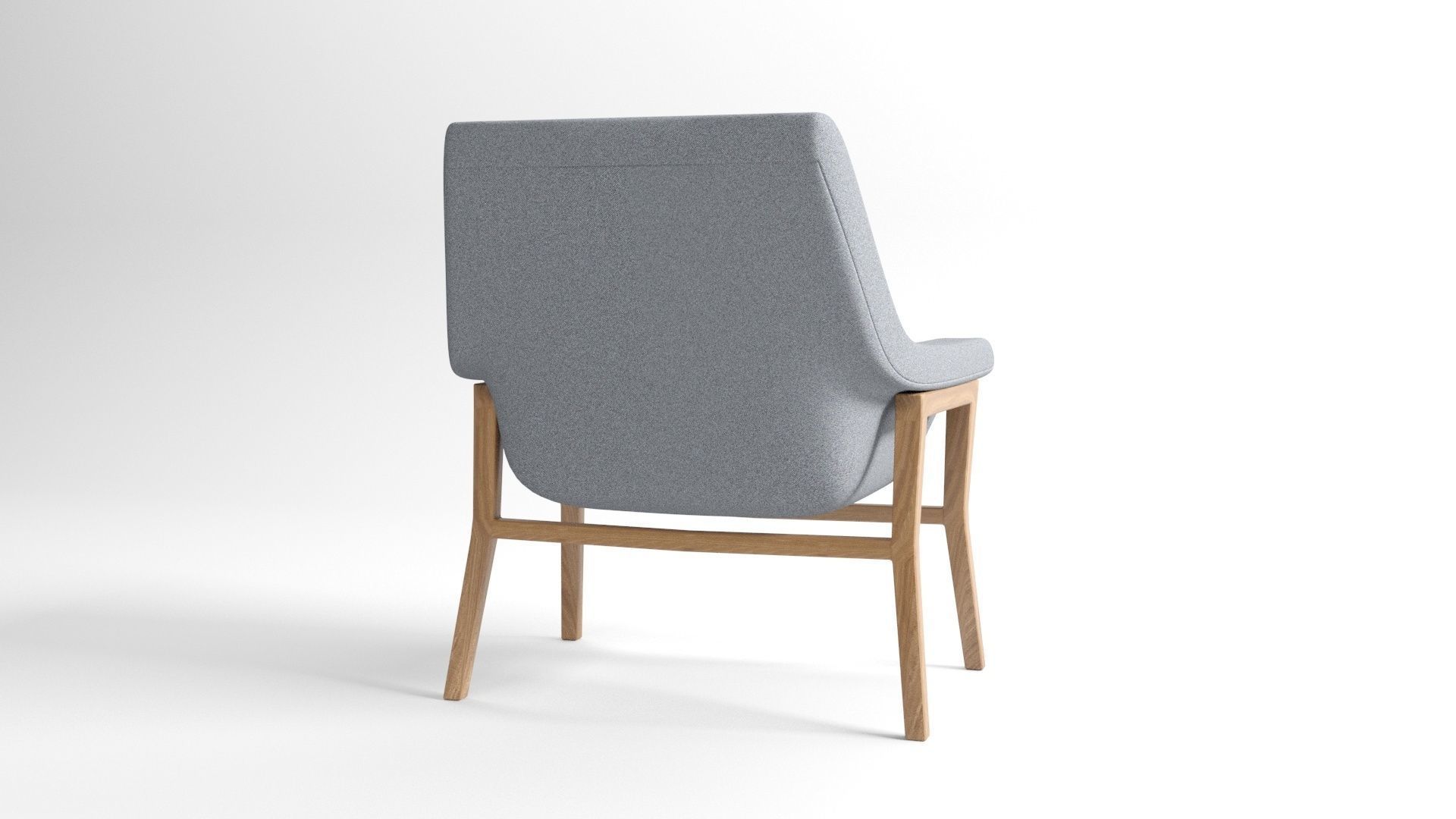 Gray Chair 3D model_1