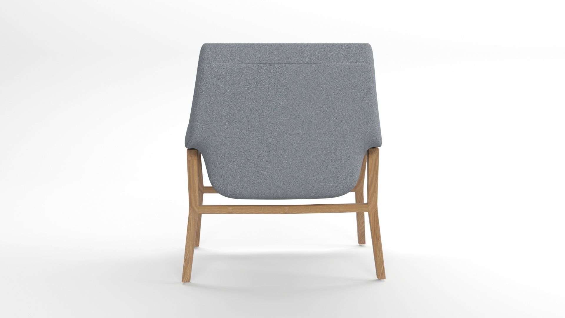 Gray Chair 3D model_3