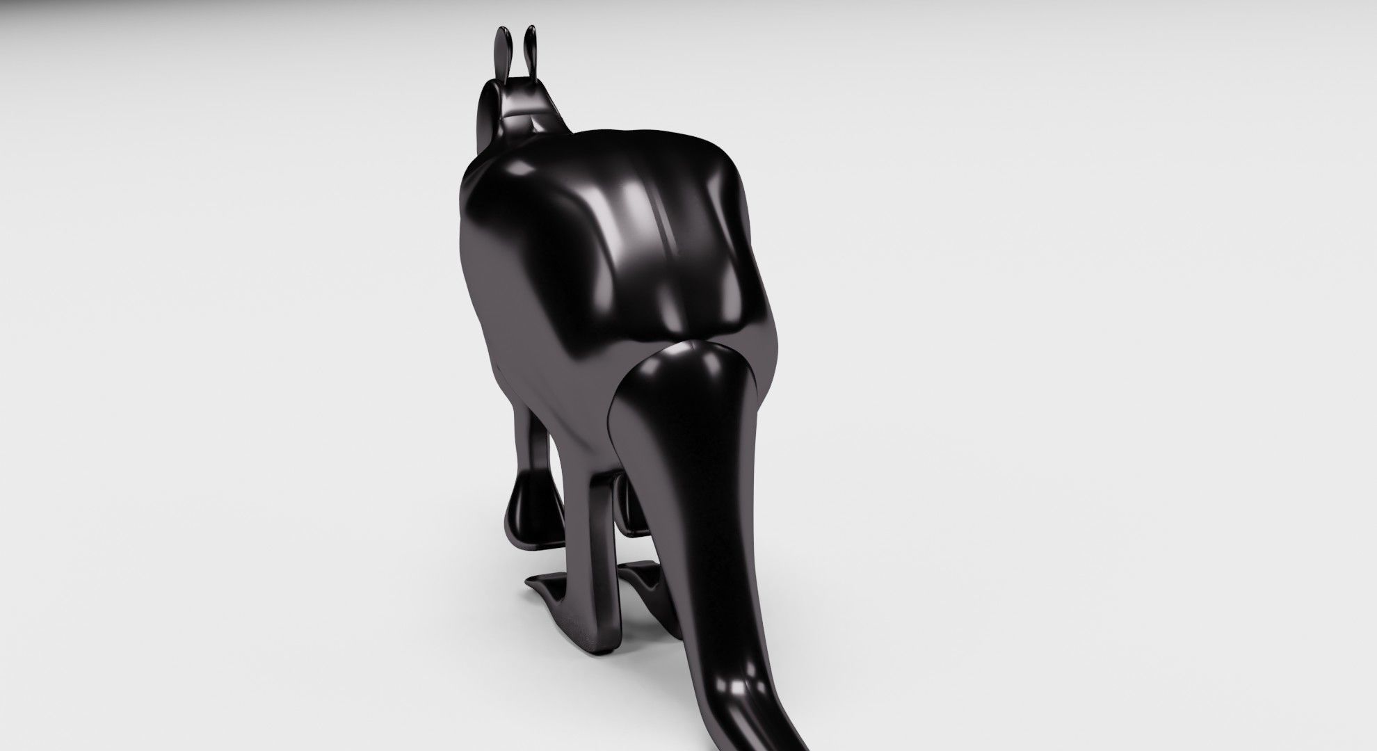 BLACK KANGAROO 3D model_1