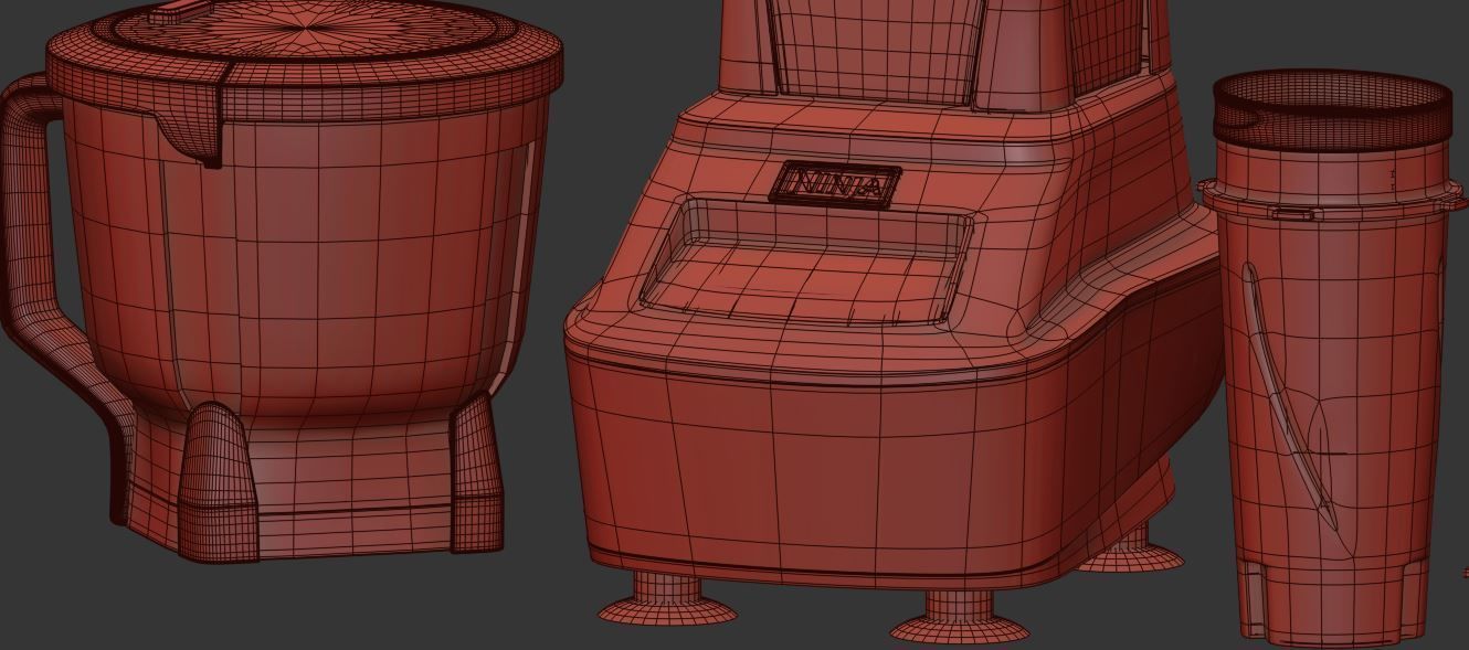 Blender Ninja 3D model_3