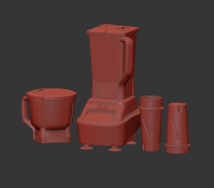 Blender Ninja 3D model_1