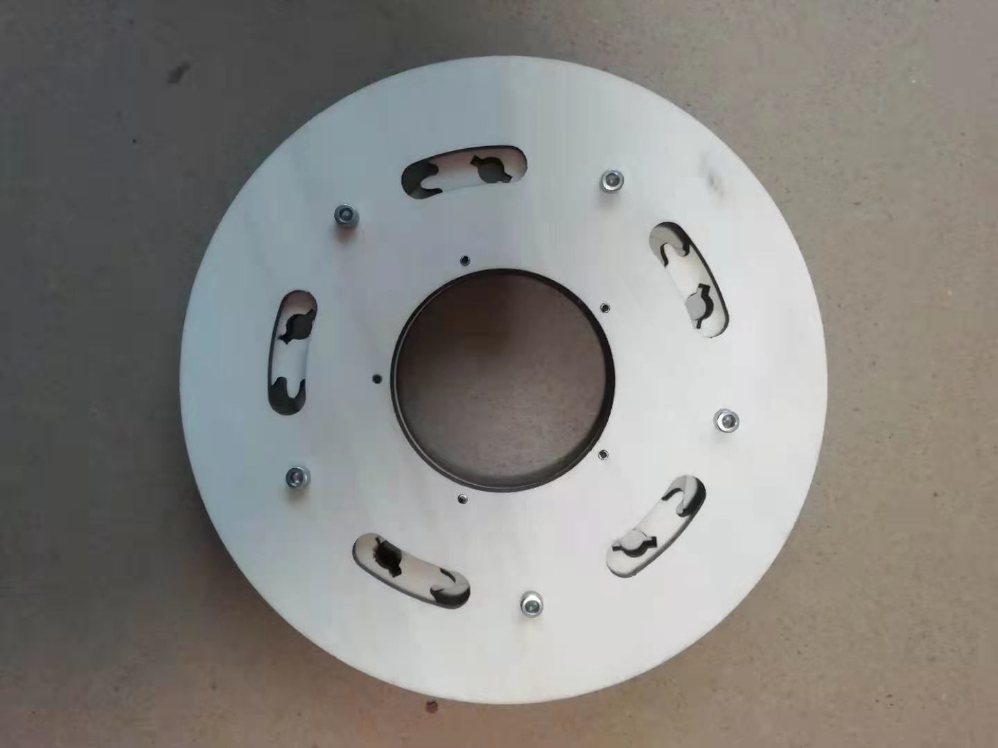 Laser cut planetary gear type iris mechanism-5 leaves-D150d52 3D print model_10