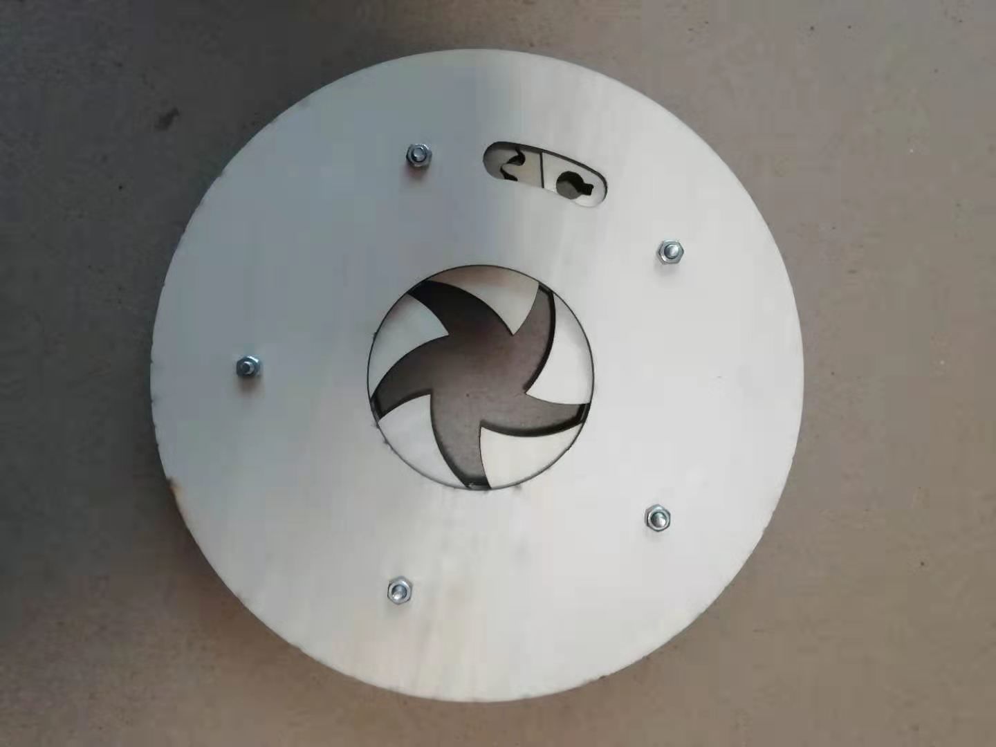 Laser cut planetary gear type iris mechanism-5 leaves-D150d52 3D print model_7