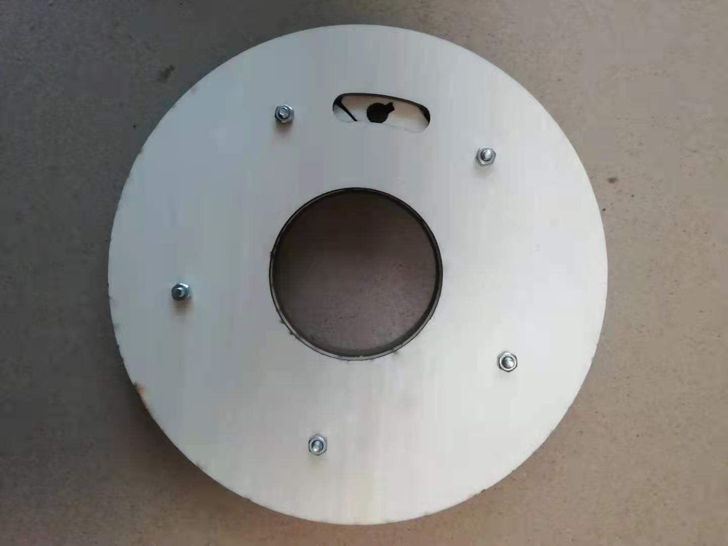 Laser cut planetary gear type iris mechanism-5 leaves-D150d52 3D print model_3
