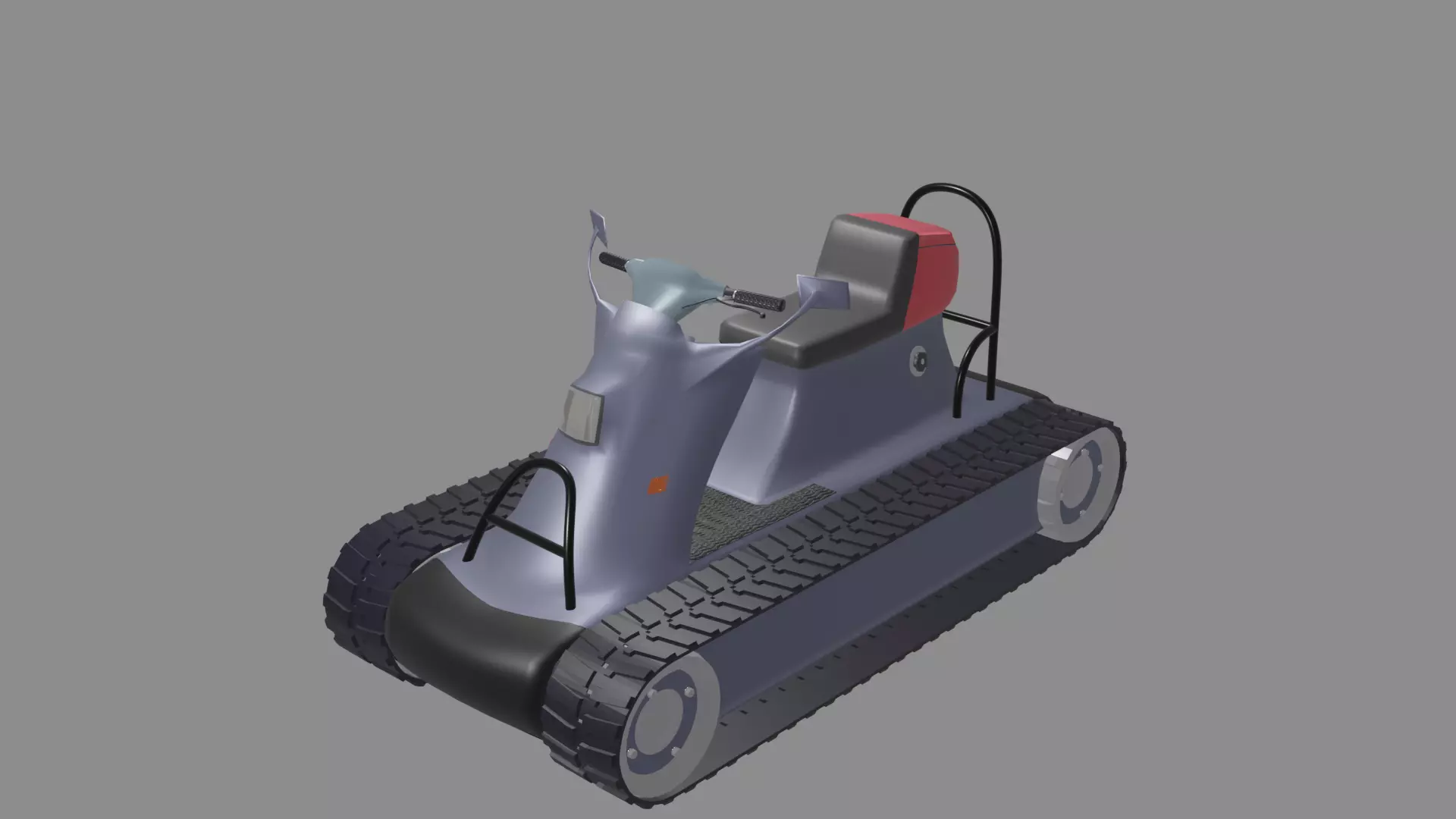 track motorcycle 3D model