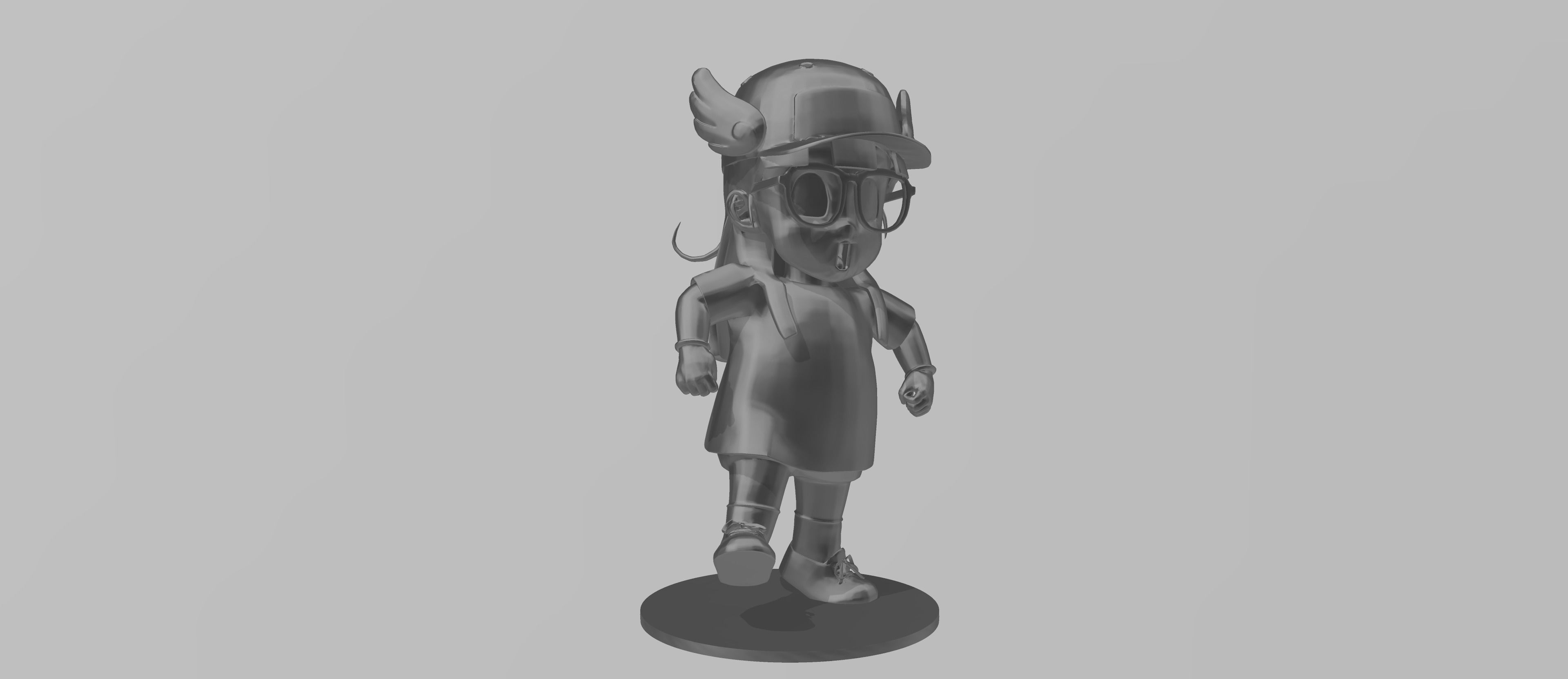 Arale Norimaki 3D print model_5