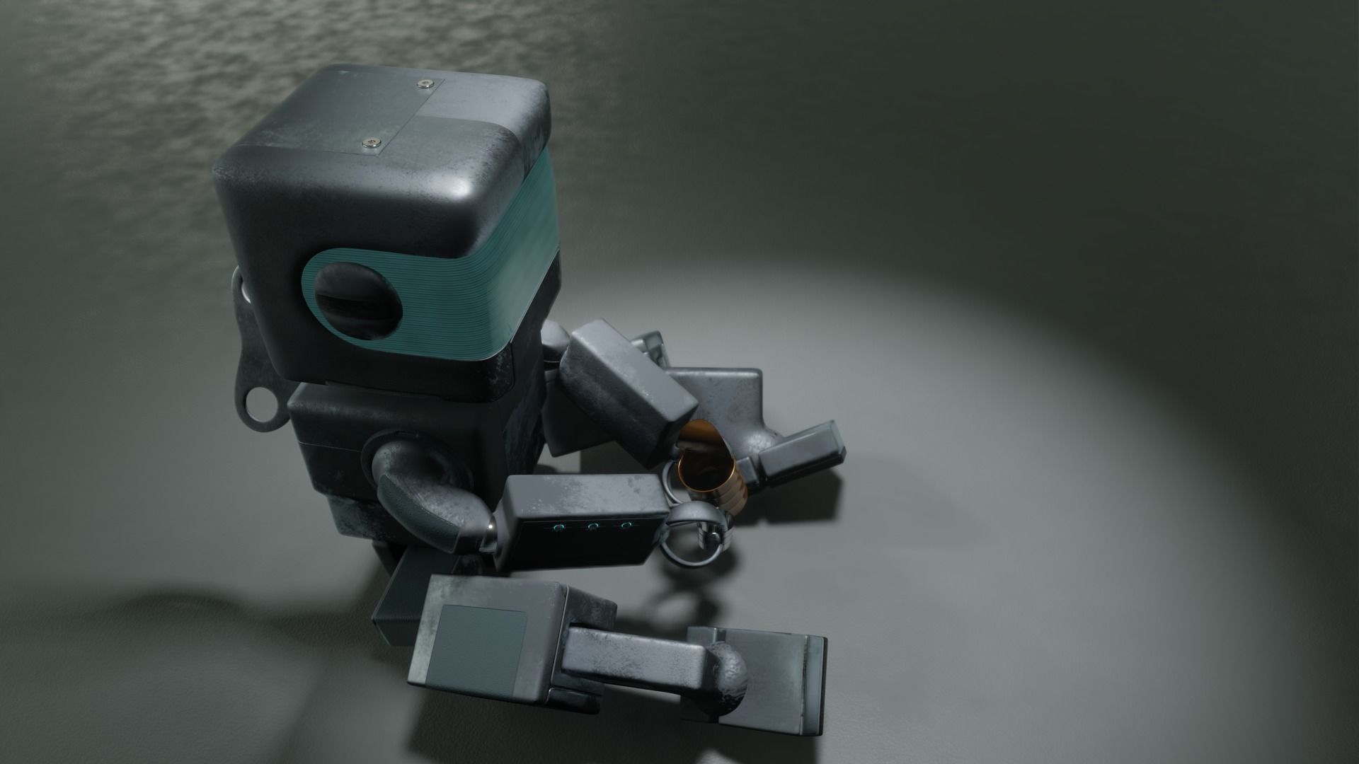 Drinking Robot 3D model_2