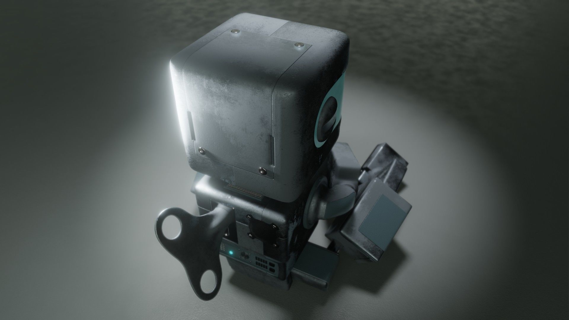 Drinking Robot 3D model_7