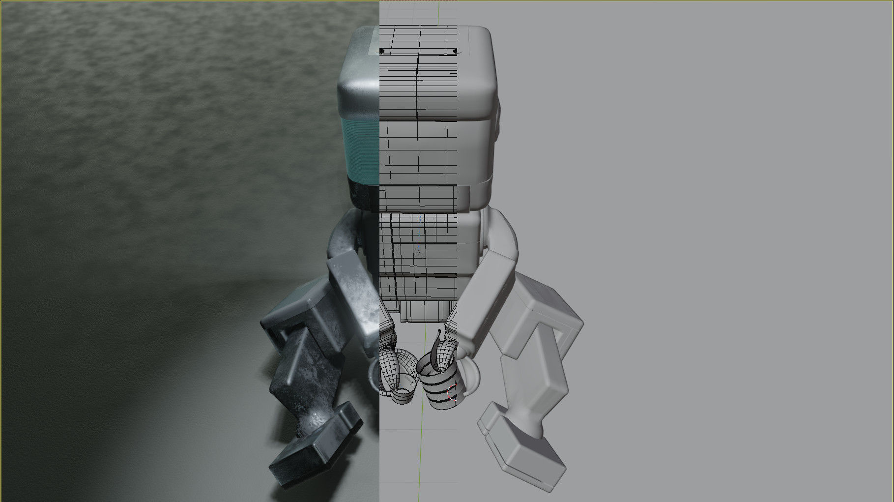 Drinking Robot 3D model_6