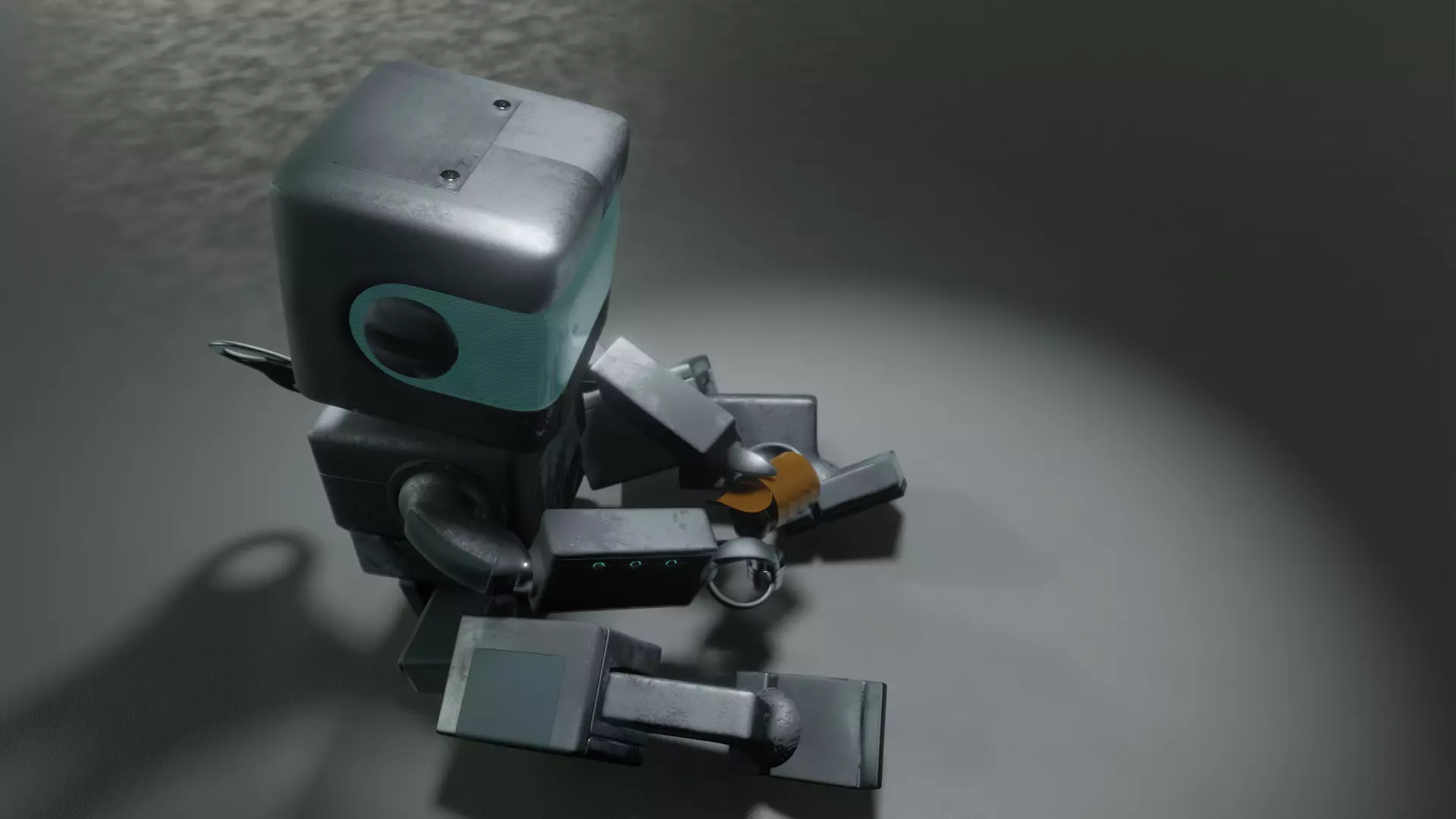Drinking Robot 3D model_0