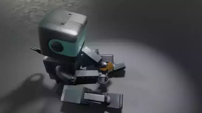 Drinking Robot 3D model