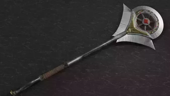 Axe 01 Low-poly 3D model