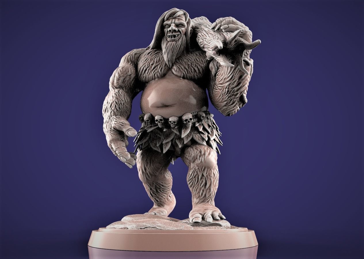 Mountain Giant 3D printable model 3D print model_11