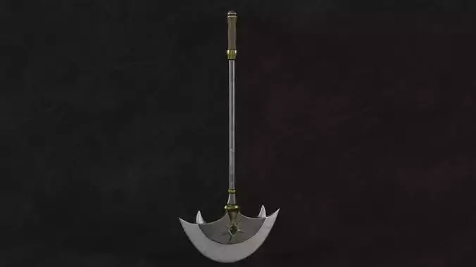 Axe 02 Low-poly 3D model
