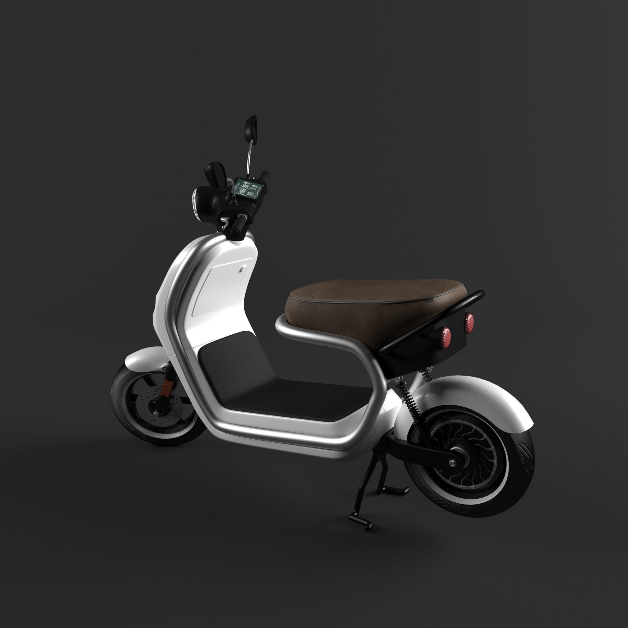 Electric Scooter 3D model_1