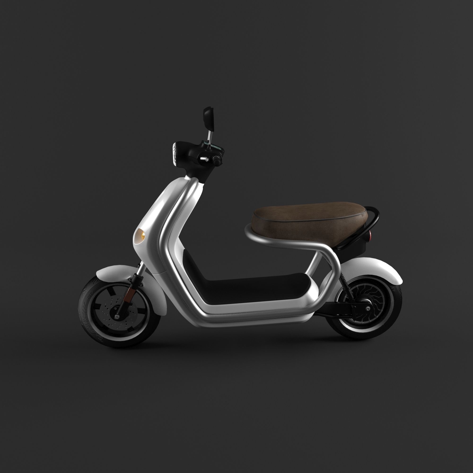 Electric Scooter 3D model_6
