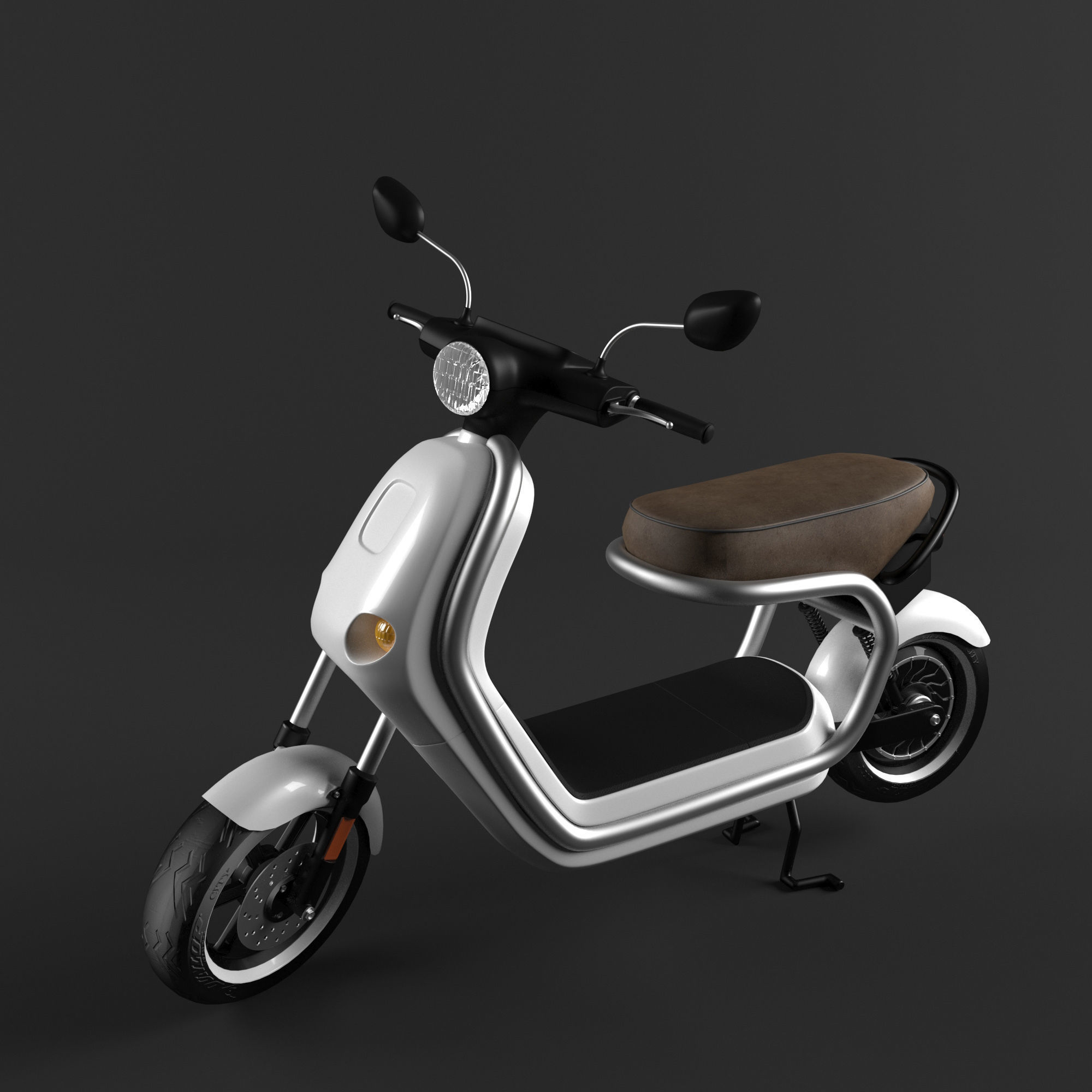 Electric Scooter 3D model_3