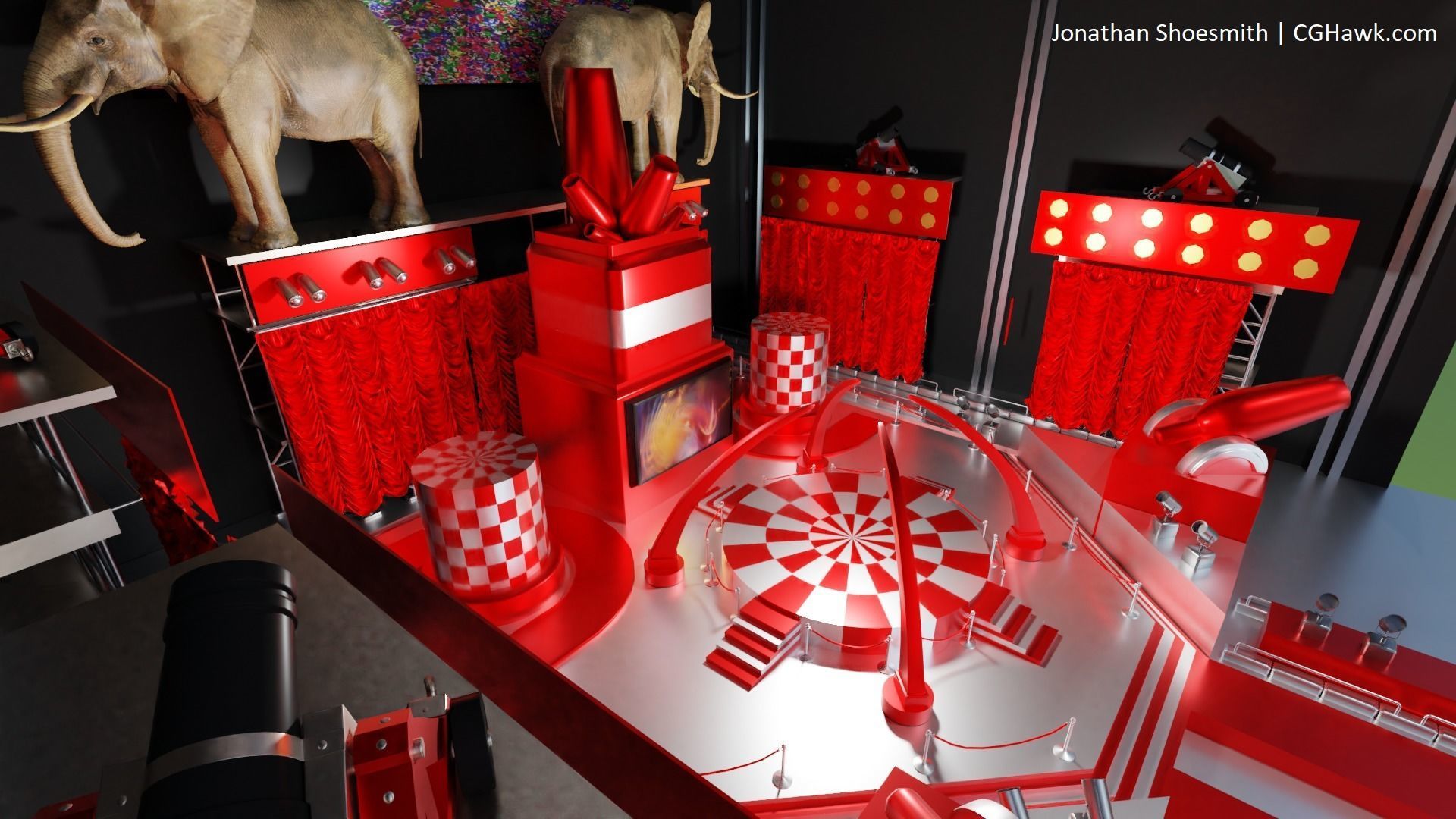 Circus 3D Model 3D model_4