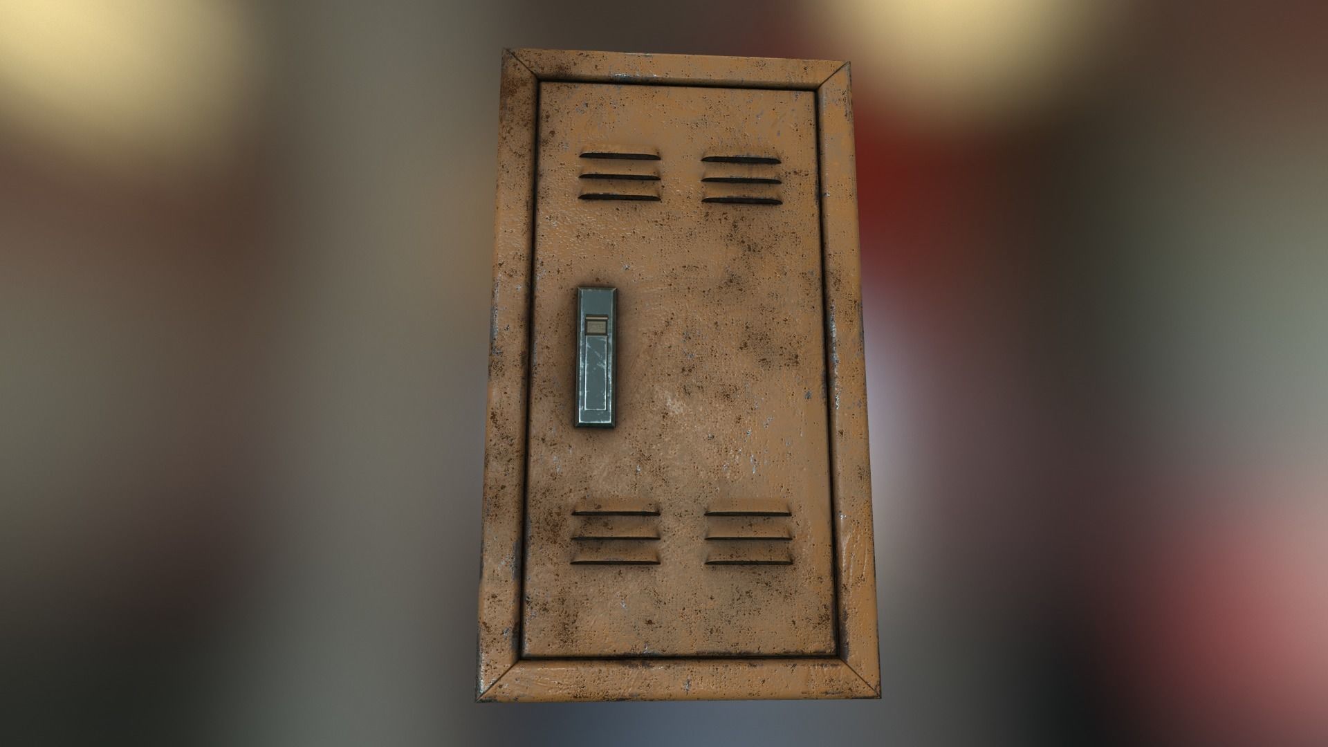 Electrical Panel Low-poly 3D model_20